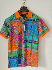 Polo Ralph Lauren Polo -Shirt M   All Over -Muster Classic fit  Neu mit Etikett