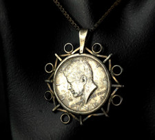 Anhänger Silber Sterling Half Dollar USA Münze - markant & ausgefallen silver