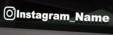2x Instagram Aufkleber Name /