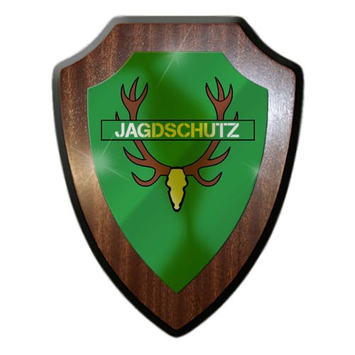 Wappenschild jagdschutz - wappenschild,