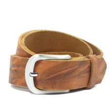 Ledergürtel 4 cm breit braun