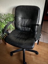 Kleiner Bürostuhl Ikea Moses Kunstleder Schwarz Gebrauchter Zustand