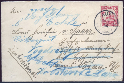 Kiautschou 1904 brief kaumi - brief,