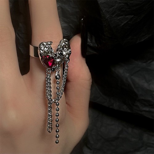 Geätzte spirale gothic ring - spirale,