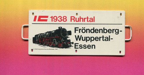 Zuglaufschild ic 1938 - zuglaufschild,