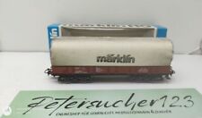 Märklin H0 4475 Planenwagen weiße Stoffplane gealtert  / 398 0 247-4 / DB / OVP 