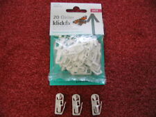 Klick Fix Gardinenhaken Gardine Gleiter Neu 100 Stück 