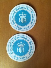 2 Bierdeckel  Herzoglich Bayerisches Brauhaus Tegernsee, Tegernseer 