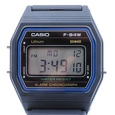 [Brandneu] Casio F-84W-1QJH Schwarzlicht Herren Standard Digital Armbanduhr