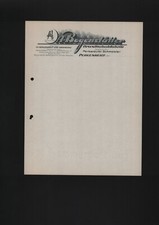 PERLESREUT, Briefbogen 1930, A. Bogenstätter Brasil-Tabak-Fabrik Perlesreuter Sc