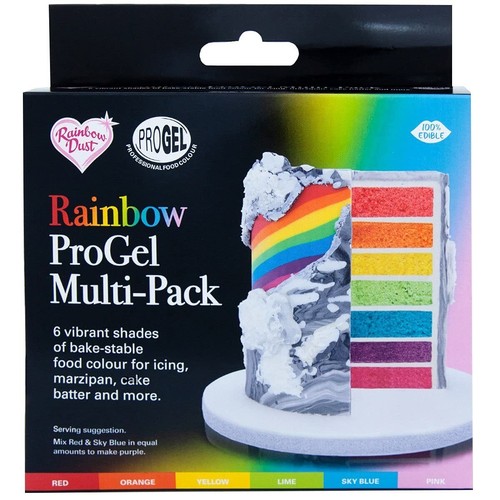 Rainbow dust progel multipack - rainbow,