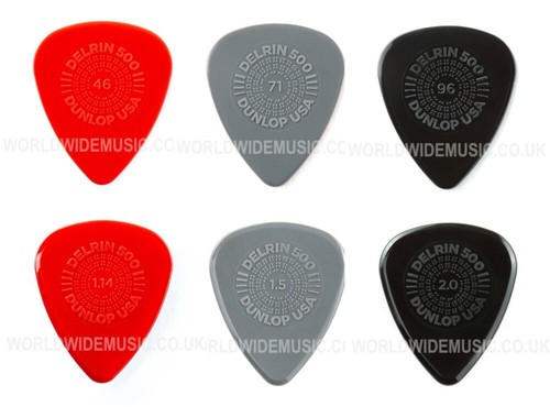 Dunlop delrin 500 prime grip - delrin,