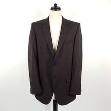 Hugo Boss Sakko Aamon/Hago Herren Gr. 102 Braun Wolle Stretch Jacke Jackett