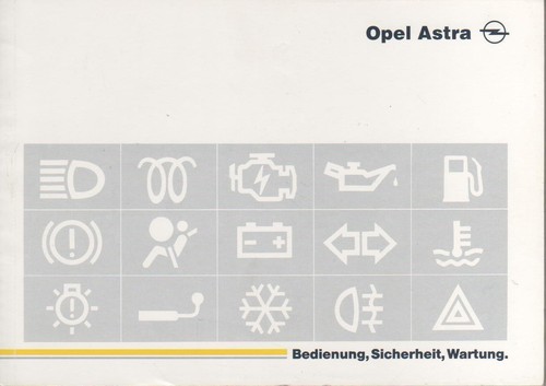 Betriebsanleitung opel astra - opel,