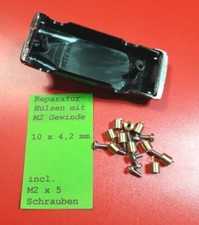 10 Reparaturhülsen ( 4,2 mm ) gedrehte Messing Ausführung