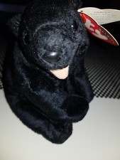 TY-Beanie Babies Teddy Cinders date of birth April 30, 2000 handmade in China 