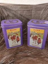 2 x Blechdosen Milka mit Motiven