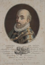 Nach SERGENT-MARCEAU (*1751), Porträt G. de Saulx (1509-1573),  1788, Rad.