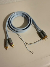 SUPRA CABLES PHONO 2RCA-SC Phonokabel + Masseleitung turntable interconnect 2,0m