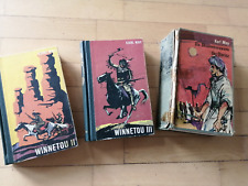 Karl May Bücher 3 Stück Winnetou 2 und3 Der Ölprinz Sklavenkarav 1962 60er Jahre