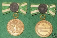 Sachsen Orden bronzene