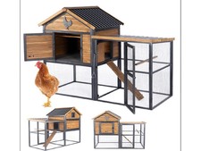 Hühnerkäfig Hühnerstall Hasenstall Holz Auslauf Käfig Kleintierstall Nagerkäfig
