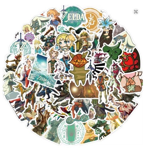 50x zelda sticker nes super - 50x,