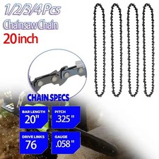 50cm (20") Vollmeißel Kette