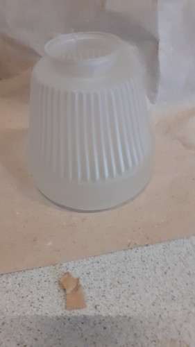 Antiker milchglas lampenschirm - antiker,