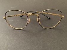 RAY BAN  BRILLE  NEU  GOLD  SCHWARZ  3582-V 2946  DAVID  49/20  RUND  UNISEX