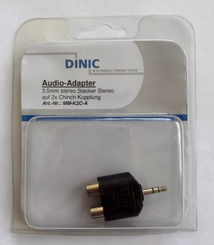 Dinic audio adapter stecker - dinic,