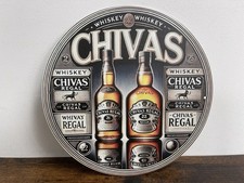 CHIVAS REGAL Blechschild 20cm Werbeschild Retro Vintage WHISKY Bar Deko Küche