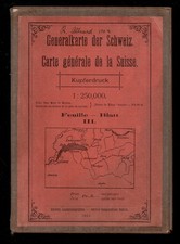 KARTE DER SCHWEIZ GENF 