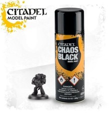 Citadel - Chaos Black Sprühgrundierung Spray 400ml GW Warhammer