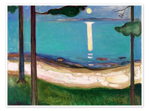 Poster mondlicht edvard - mondlicht,