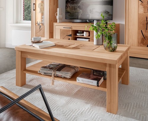 Couchtisch 118x70cm massivholz - couchtisch,