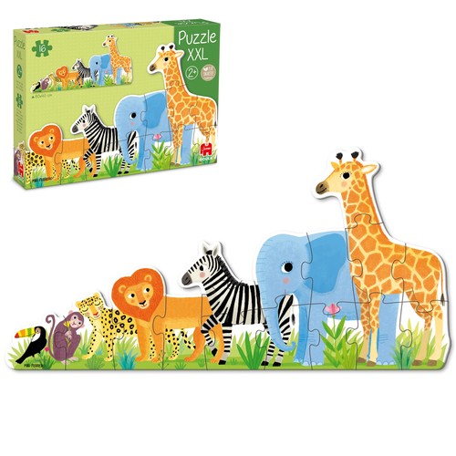 Puzzle dschungel tiere xxl - tiere, ab