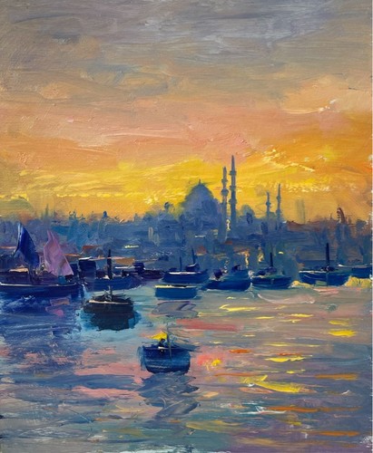 Blick auf istanbul türkei - auf,