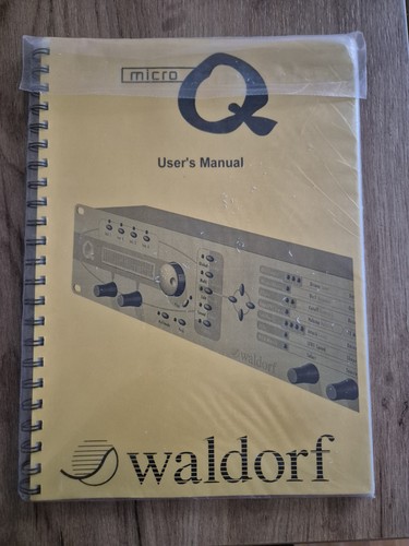 Waldorf micro handbuch - micro, q