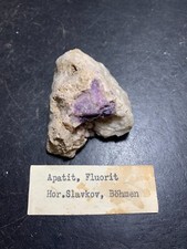 Apatit, Fluorit, Horni