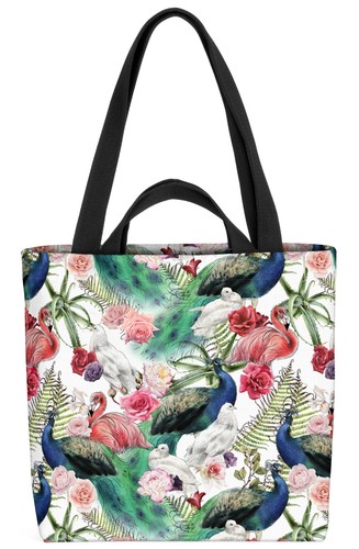 Strauß flamingo rosen tasche - flamingo,