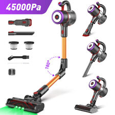 LED Akku staubsauger Kabellos Handstaubsauger beutellos Tierhaare 45000Pa 550W