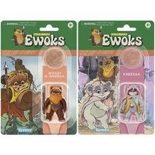 WICKET & KNEESAA FIGURES EWOKS