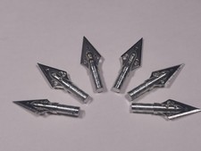6x 2 Klingen Broadhead Jagdspitze Zum Einkleben für Magazinarmbrust geeignet 