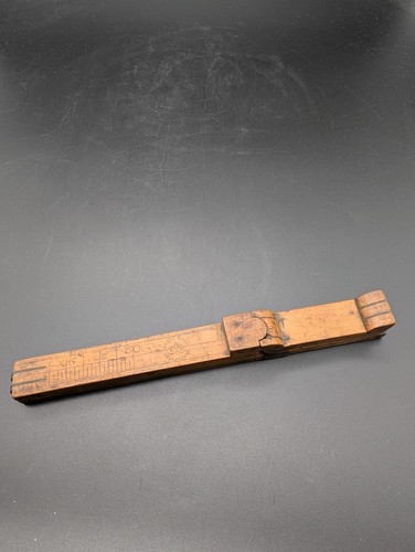 Antikes werkzeug fußmaß holz - fußmaß,