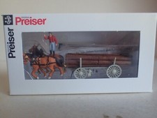 Preiser langholzwagen fuhrwerk - preiser,