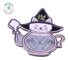Anstecker Katze Anime Teekanne Dampfbad Glück Kawaii Glücksbringer Geschenkidee