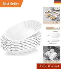 Elegant Design – 8-teiliges Set aus Cremeweißem Porzellan für besondere Anlässe