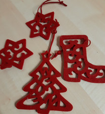 DEKO Hänger, Filzhänger 4er