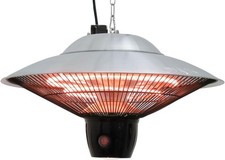 Out & Out Elektro Terrassenheizer Lyon 1500W Fernbedienung Decken Hänge Heizstrahler